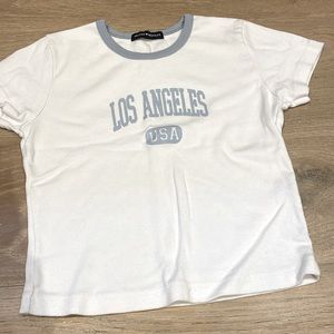 Cute Los Angeles, USA, Brandy Melville, baby tee